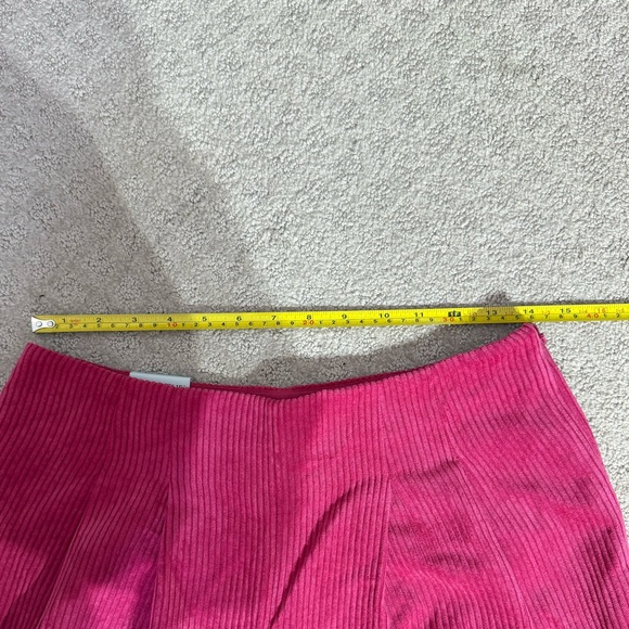 ✨NWT Pink Corduroy Wide-Leg High Waisted Pants Trousers Y2K Anthro Prologue - Picture 10 of 10